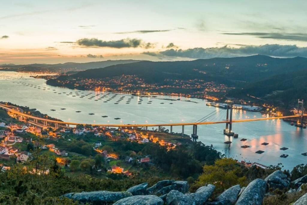 شقة Primera Linea De Playa Rias Baixas, Moaña المظهر الخارجي الصورة